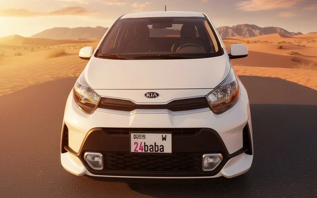 Kia Morning 2021 White cover image – rental in Dubai