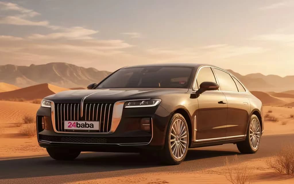Hongqi H9 2023 Black cover image – rental in Dubai
