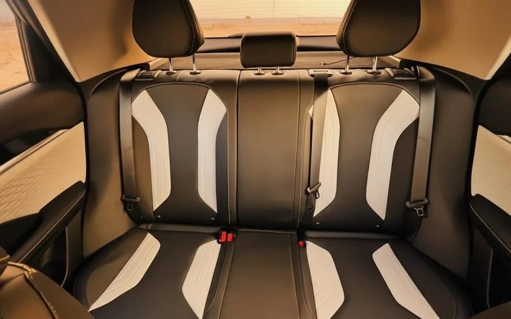 Geely Coolray 2025 leather seats and cabin – rental in Dubai