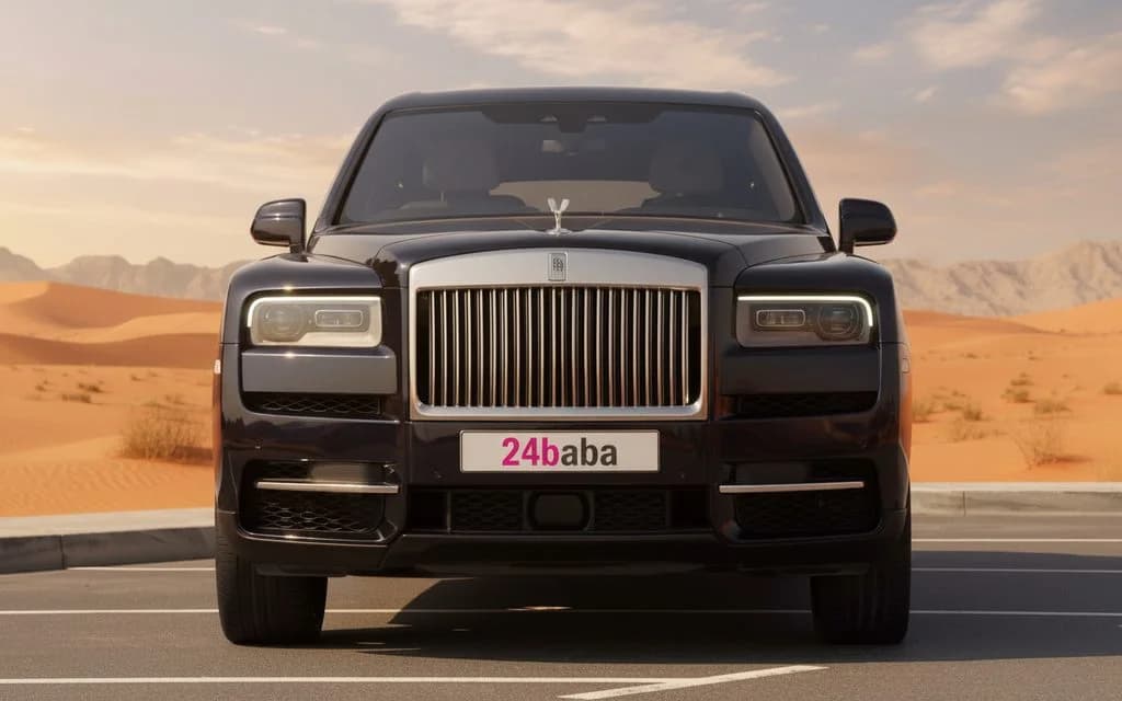 Rolls-Royce Cullinan 2021 Blue front view with headlights