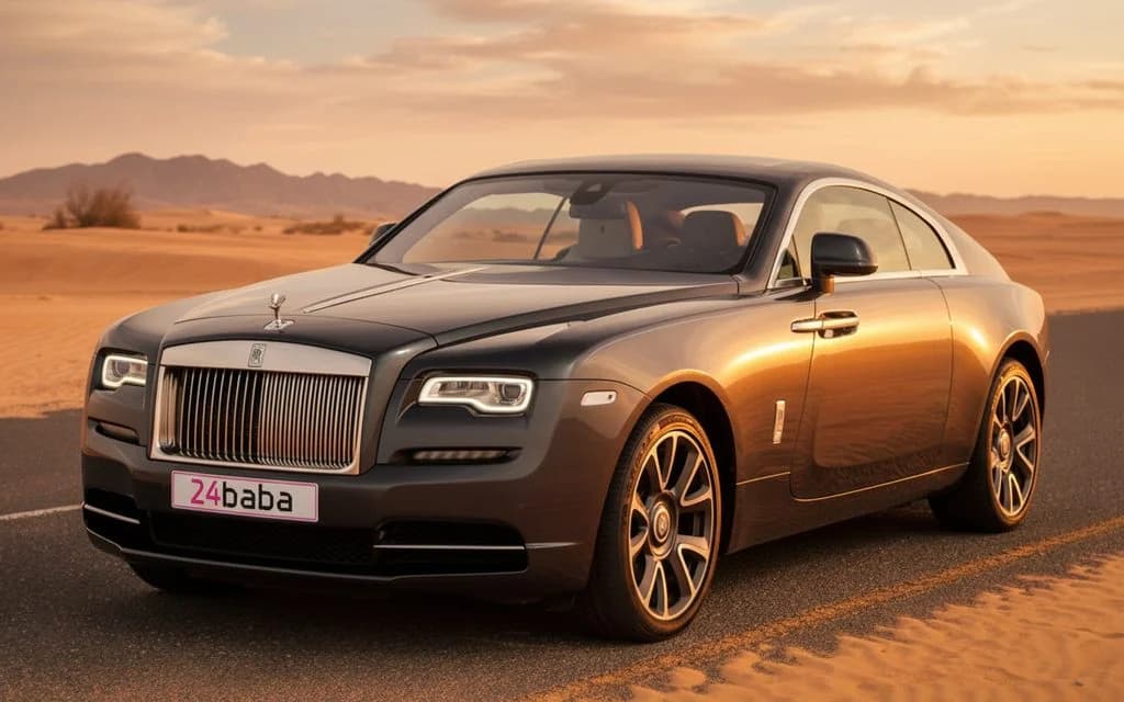 Hire Rolls-Royce Wraith 2020 Black in Dubai
