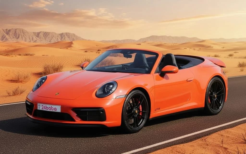 Porsche 911 2022 Orange cover image – rental in Dubai