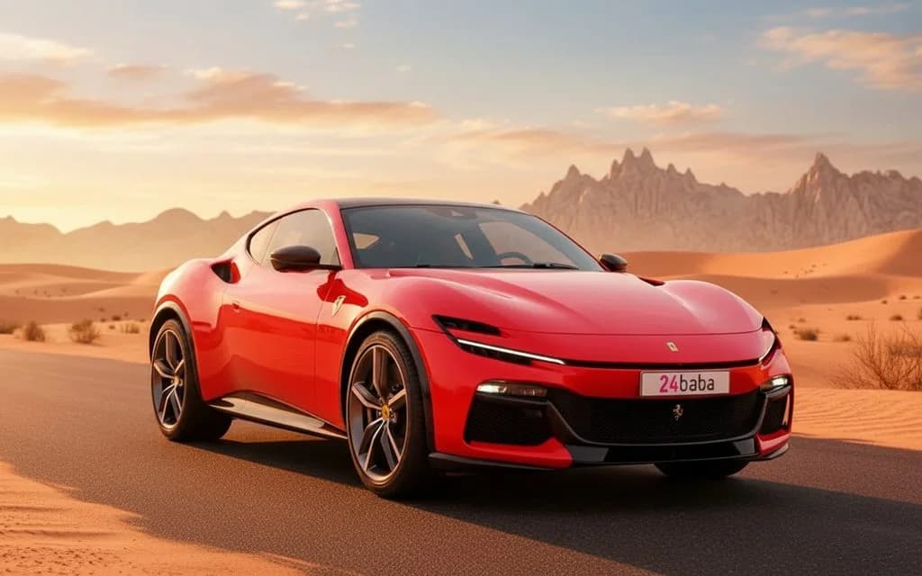 Ferrari Purosangue 2025 Red cover image – rental in Dubai
