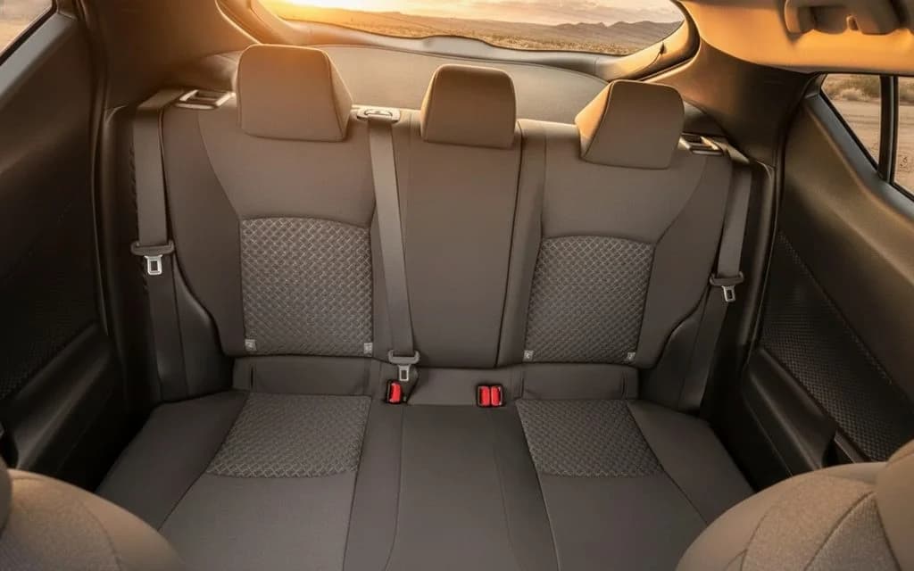 Toyota C Hr 2023 leather seats and cabin – rental in Dubai