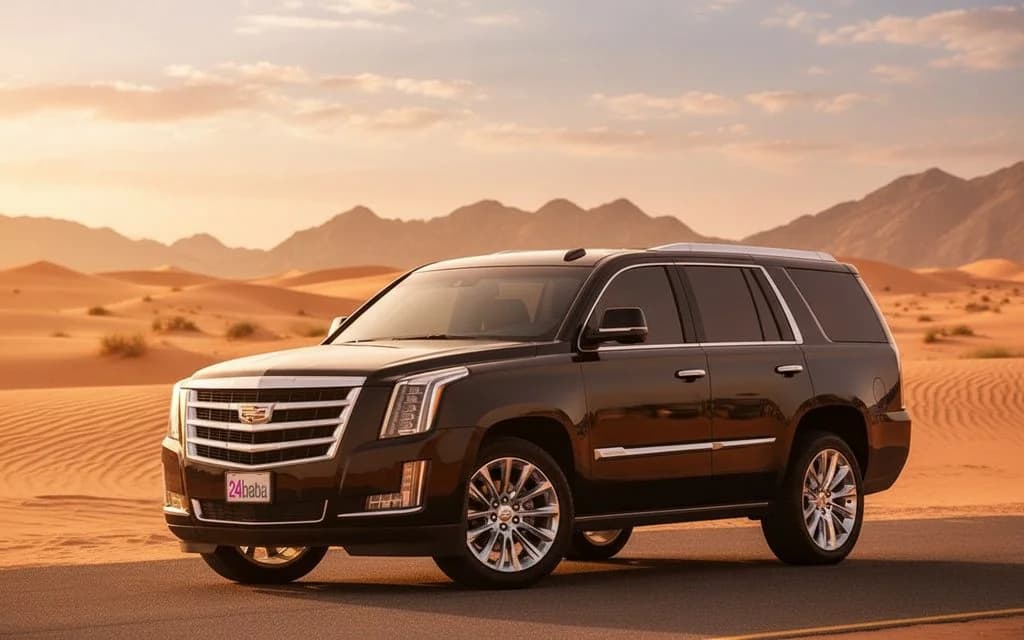 Hire Cadillac Escalade 2025 Black in Dubai