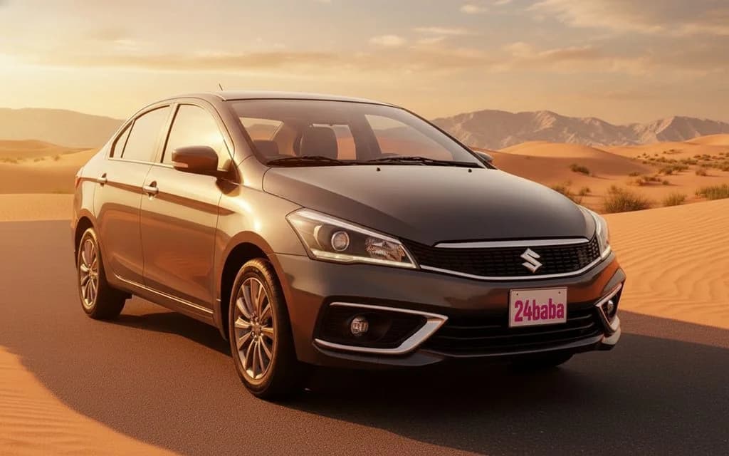 Suzuki Ciaz 2023 Grey cover image – rental in Dubai