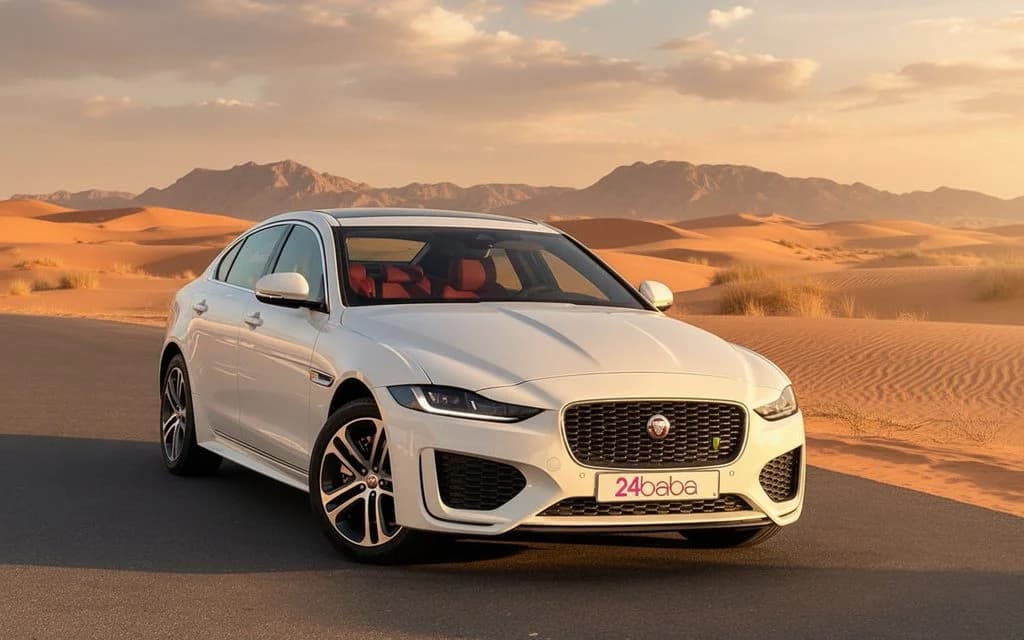 Jaguar Xe 2024 White cover image – rental in Dubai
