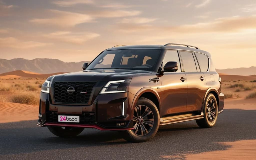 Nissan Patrol 2025 Brown cover image – rental in Dubai