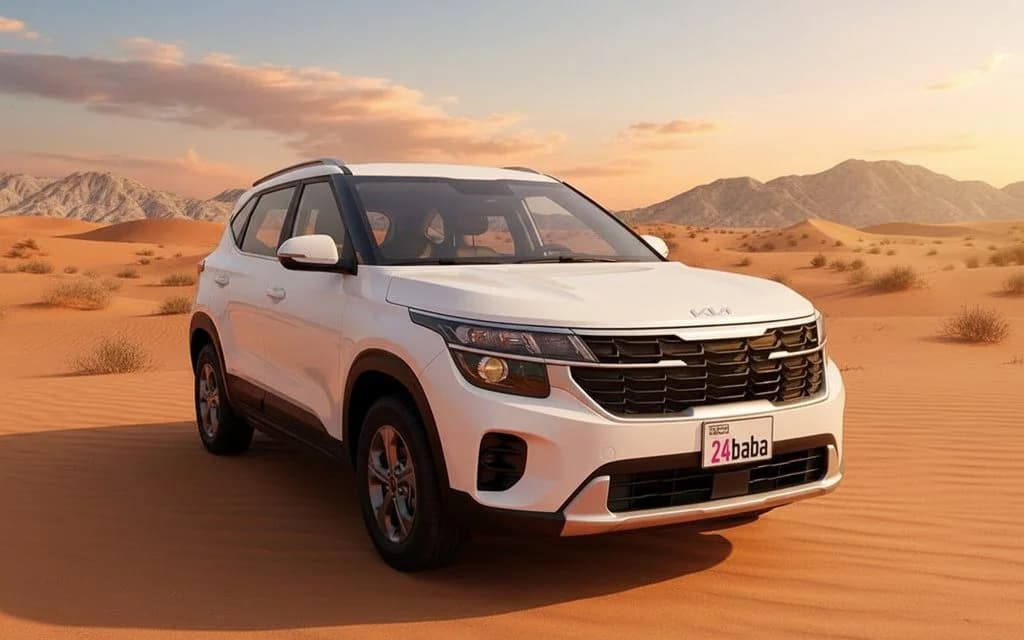 Hire Kia Seltos 2024 White in Dubai