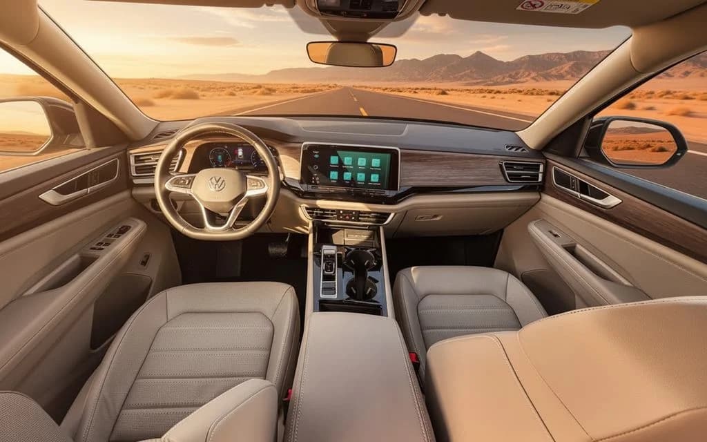 Volkswagen Teramont 2024 interior view showing trim
