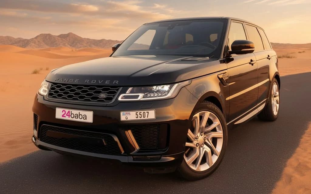 LandRover RangeRoverSport 2025 Black cover image – rental in Dubai