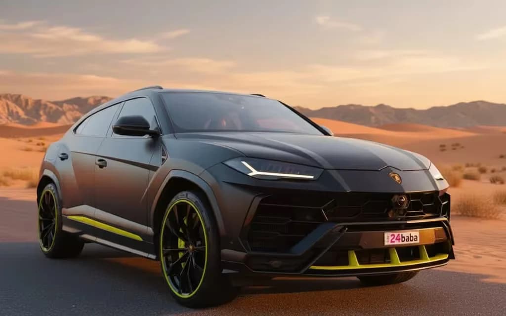 Lamborghini Urus 2022 Black cover image – rental in Dubai