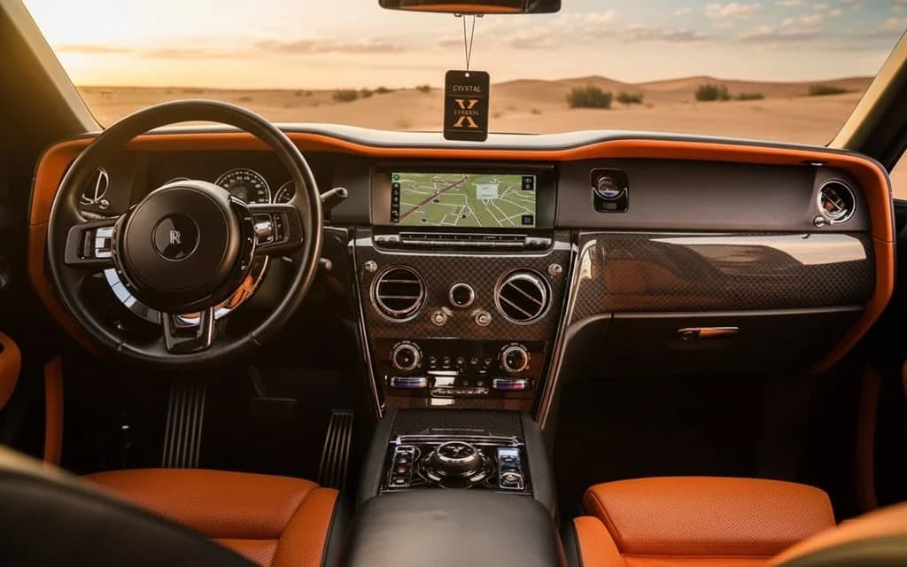 RollsRoyce Cullinan 2024 dashboard and infotainment