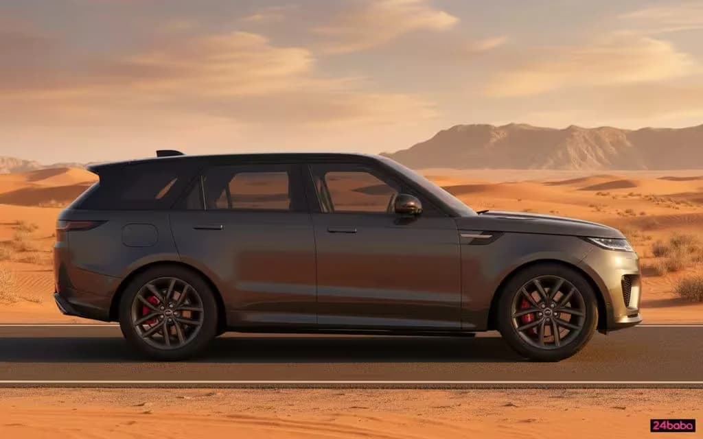 LandRover RangeRoverSport 2025 Grey side profile – rental in Dubai