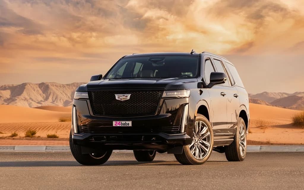 Cadillac Escalade 2023 Black cover image – rental in Dubai