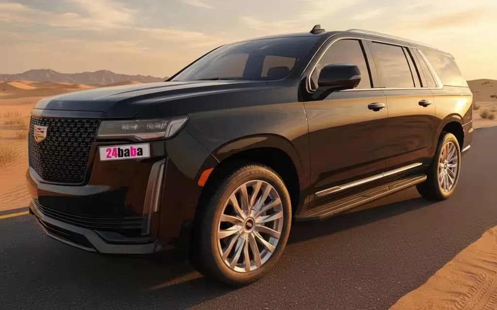 Cadillac Escalade 2023 Black cover image – rental in Dubai