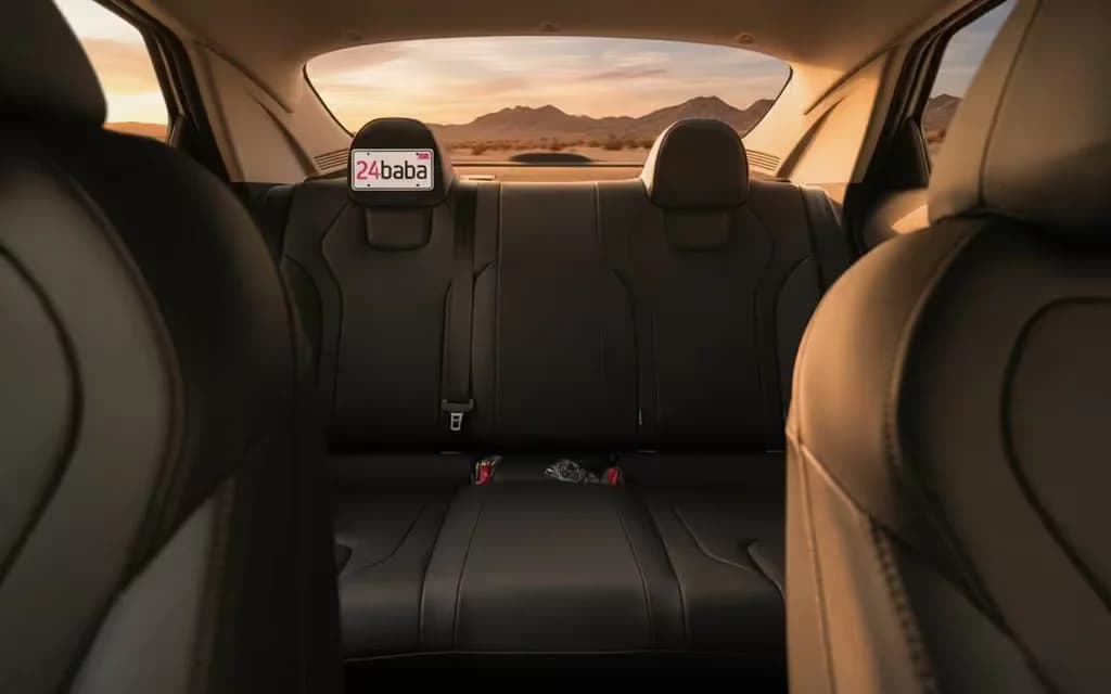 Hyundai Elantra 2025 leather seats and cabin – rental in Dubai