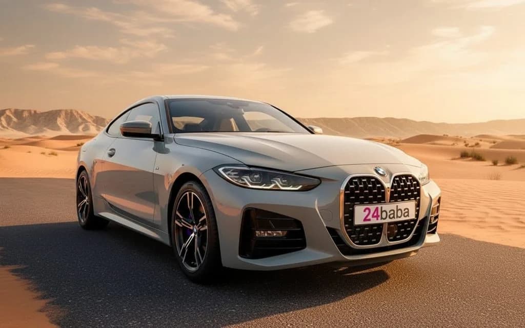 Bmw 420 2024 Blue cover image – rental in Dubai