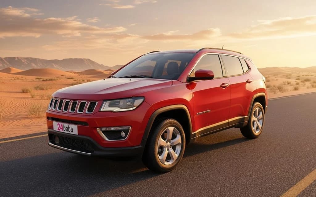 Jeep Compass 2020 Red cover image – rental in Dubai