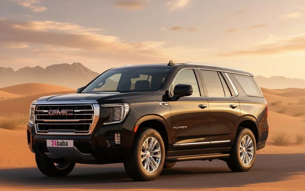 Gmc Yukon 2021 Black cover image – rental in Dubai