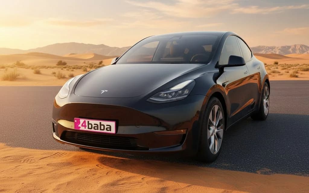 Tesla Model Y 2022 Black - rental in Dubai