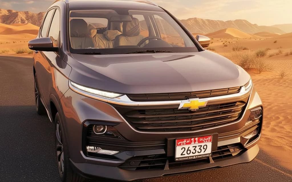 Chevrolet Captiva 2023 Grey cover image – rental in Dubai