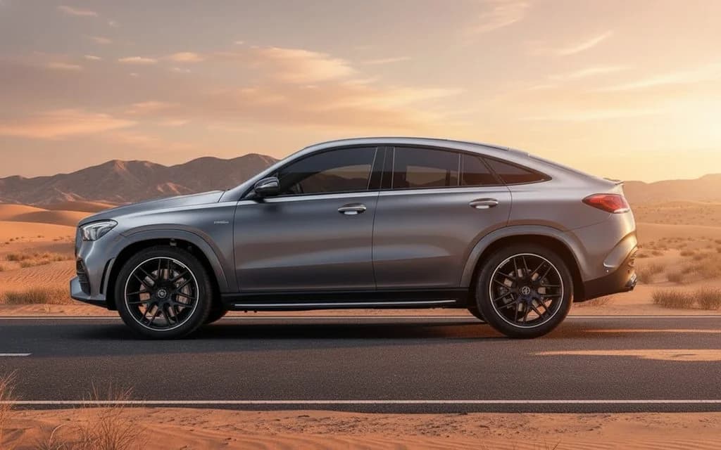 Mercedes Gle53 2022 Grey side profile