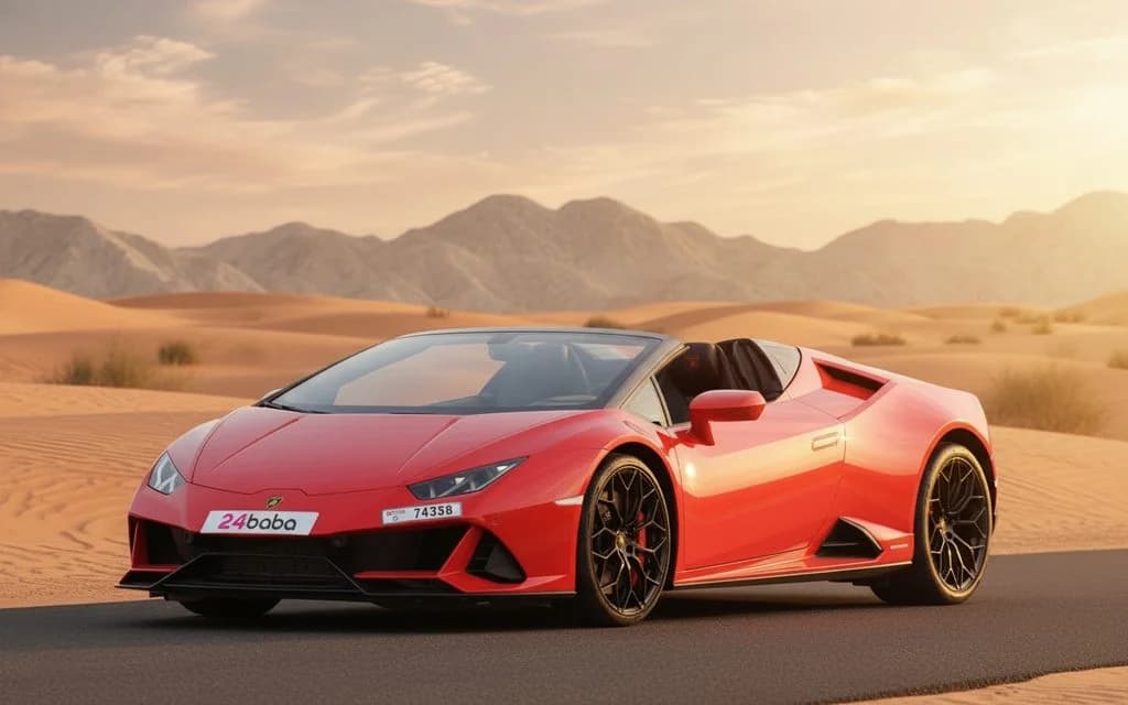 Rent Lamborghini Huracan 2023 Red in Dubai