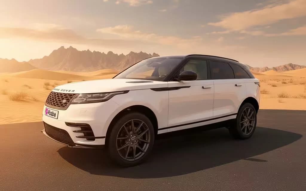 LandRover RangeRoverVelar 2022 White cover image – rental in Dubai