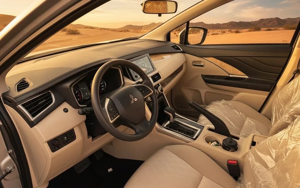 Mitsubishi Xpander 2024 interior view showing trim
