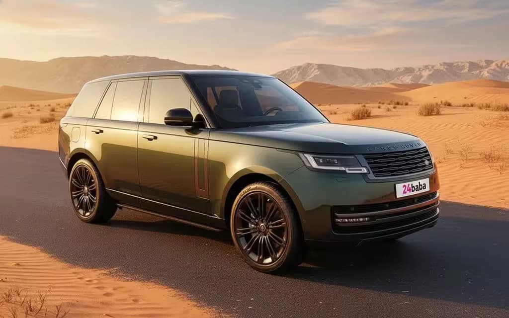 LandRover RangeRoverVogue 2024 Green cover image – rental in Dubai