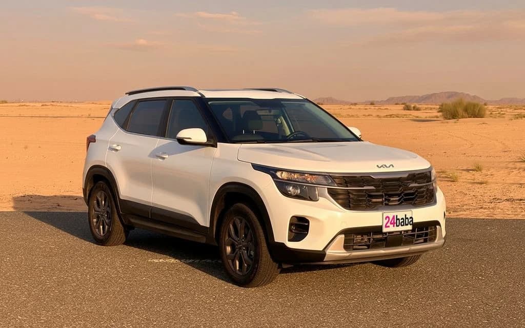 Kia Seltos 2024 White - rental in Dubai