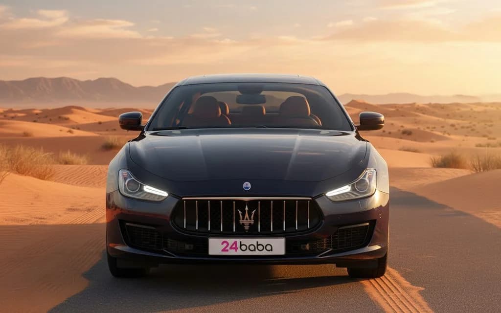 Maserati Ghibli 2020 Blue cover image – rental in Dubai