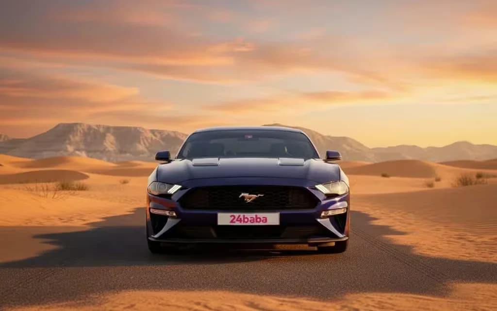 Ford Mustang 2020 Blue cover image – rental in Dubai