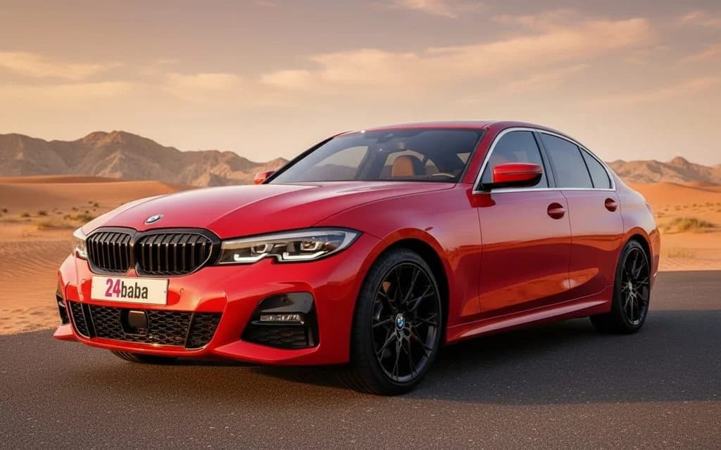 Bmw 330 2020 Red cover image – rental in Dubai
