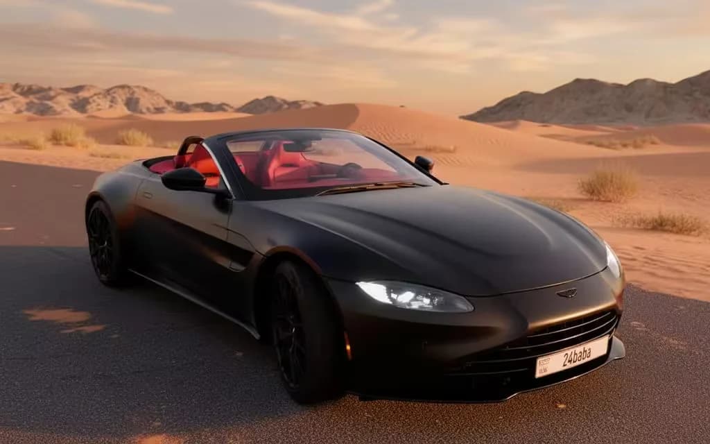 AstonMartin Vantage 2024 Black cover image – rental in Dubai