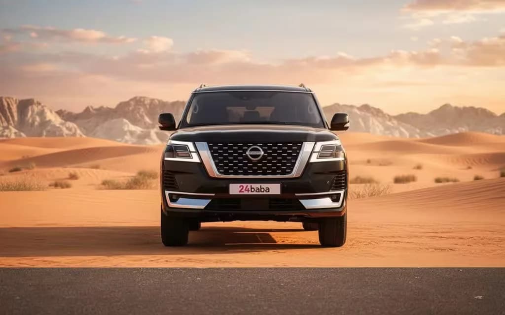 Nissan Patrol 2024 Black cover image – rental in Dubai
