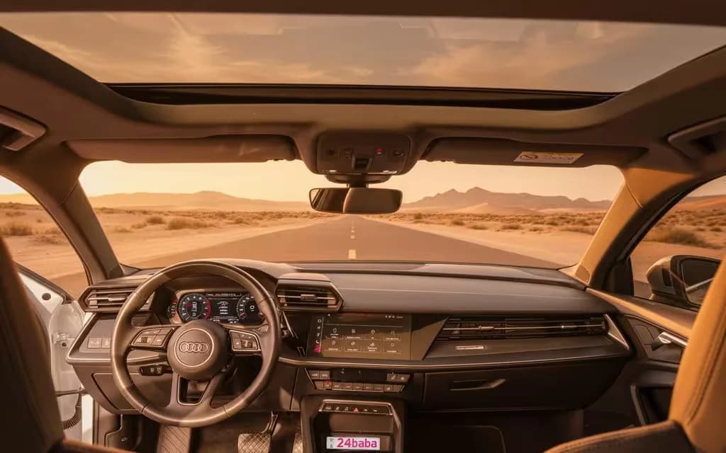 Audi A3 2024 dashboard and infotainment