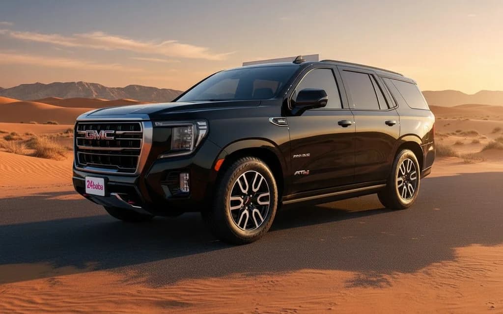 Gmc Yukon 2022 Black cover image – rental in Dubai