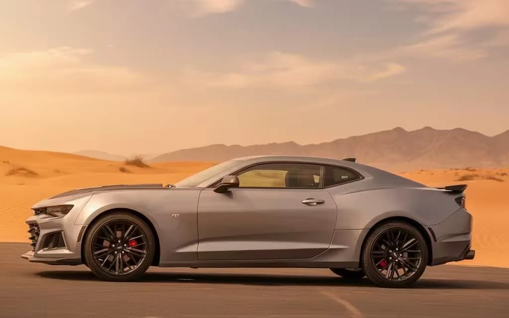 Chevrolet Camaro 2022 Grey side profile