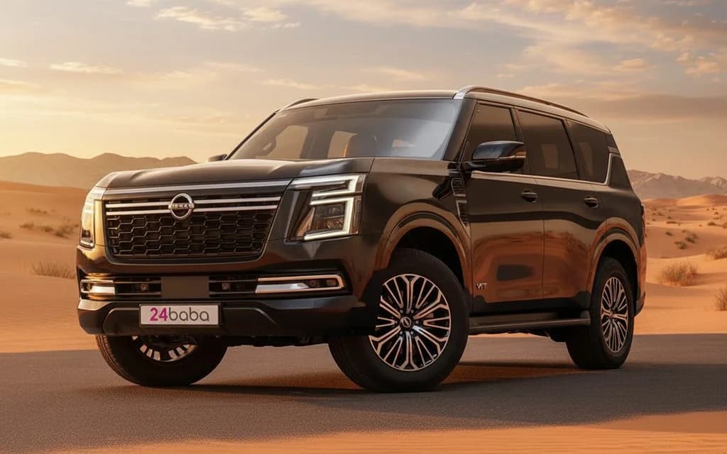 Nissan Patrol 2026 Black cover image – rental in Dubai