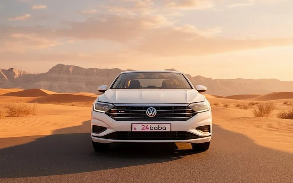 Volkswagen Jetta 2020 White cover image – rental in Dubai