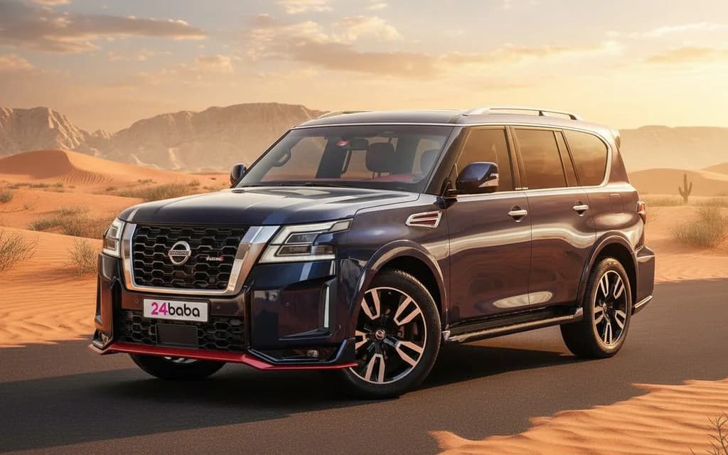 Nissan Patrol 2025 Blue cover image – rental in Dubai