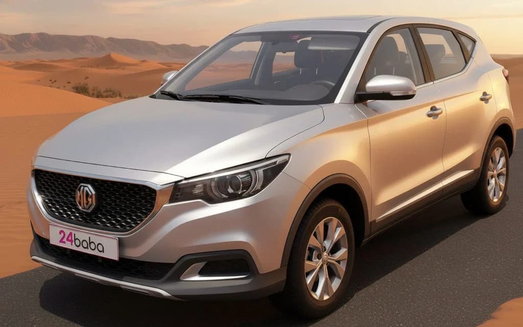 Mg Zs 2020 Silver cover image – rental in Dubai