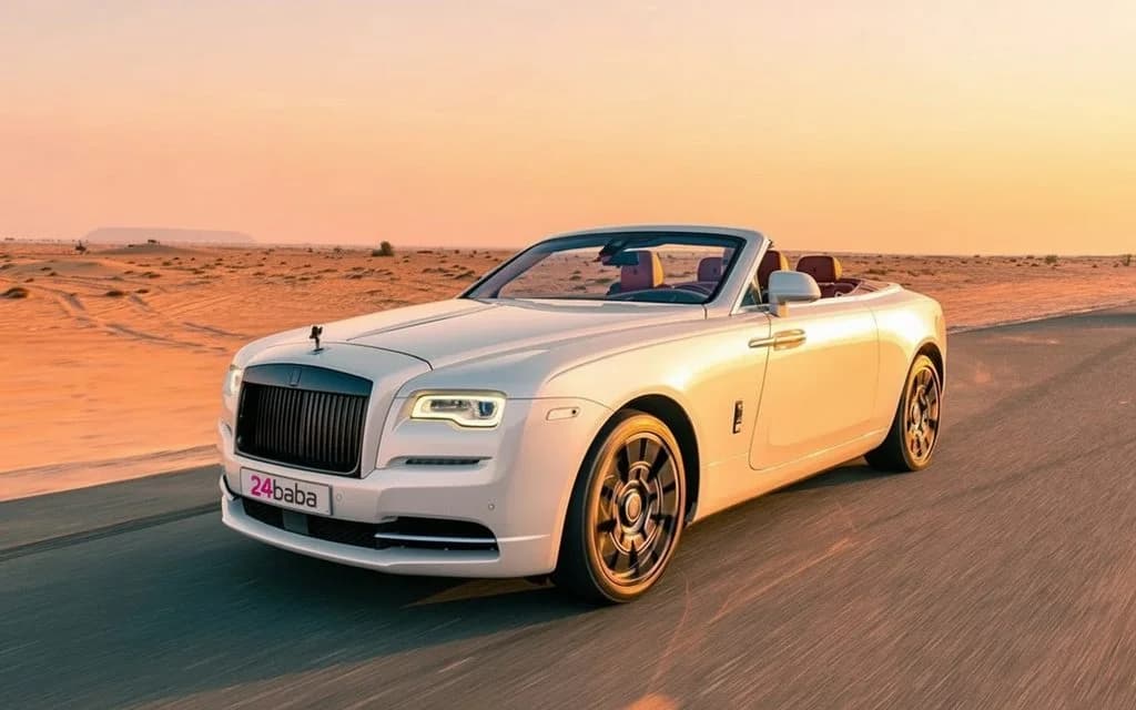 RollsRoyce Dawn 2022 White cover image – rental in Dubai