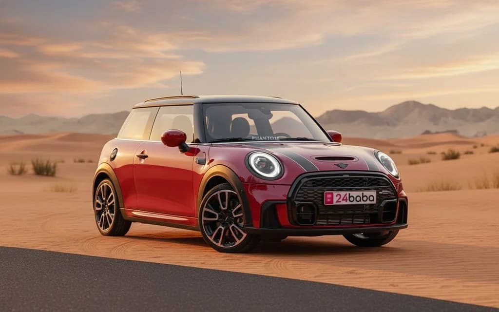 Mini Cooper 2023 Red cover image - Affordable Car Rental Dubai