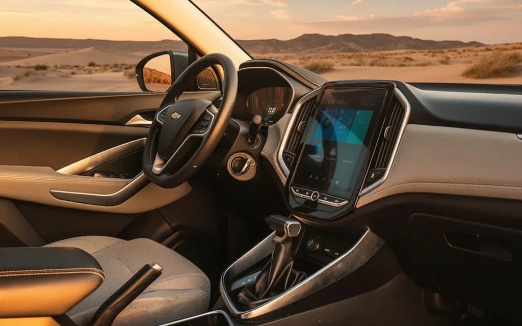 Chevrolet Captiva 2024 interior view showing trim