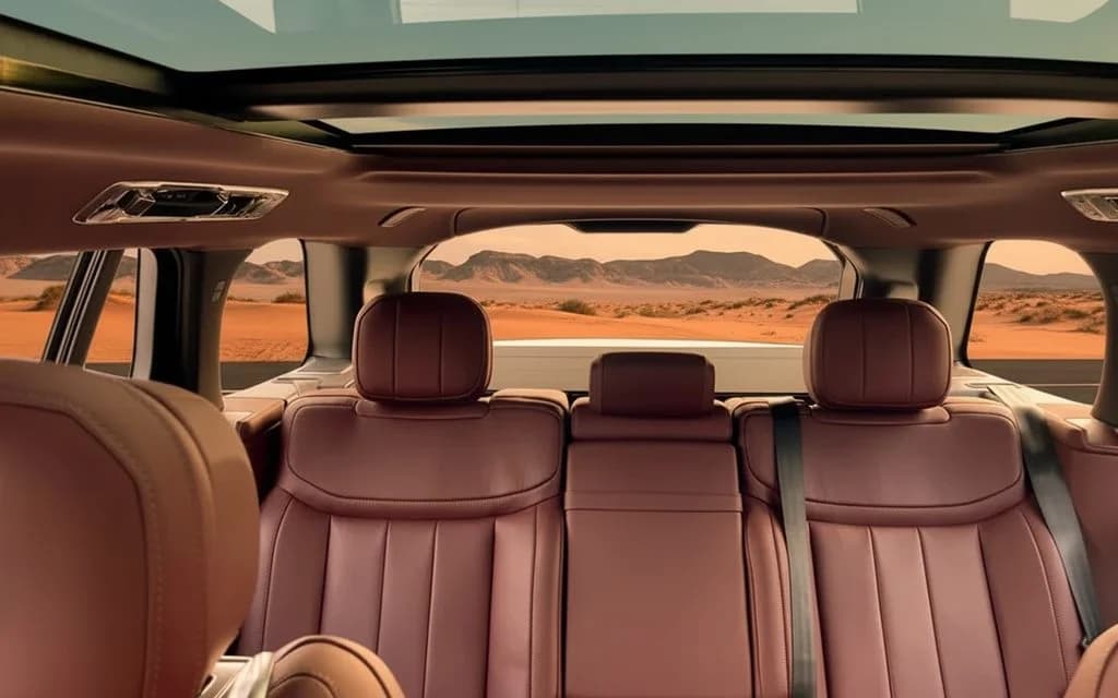 LandRover RangeRoverHse 2022 leather seats and cabin – rental in Dubai