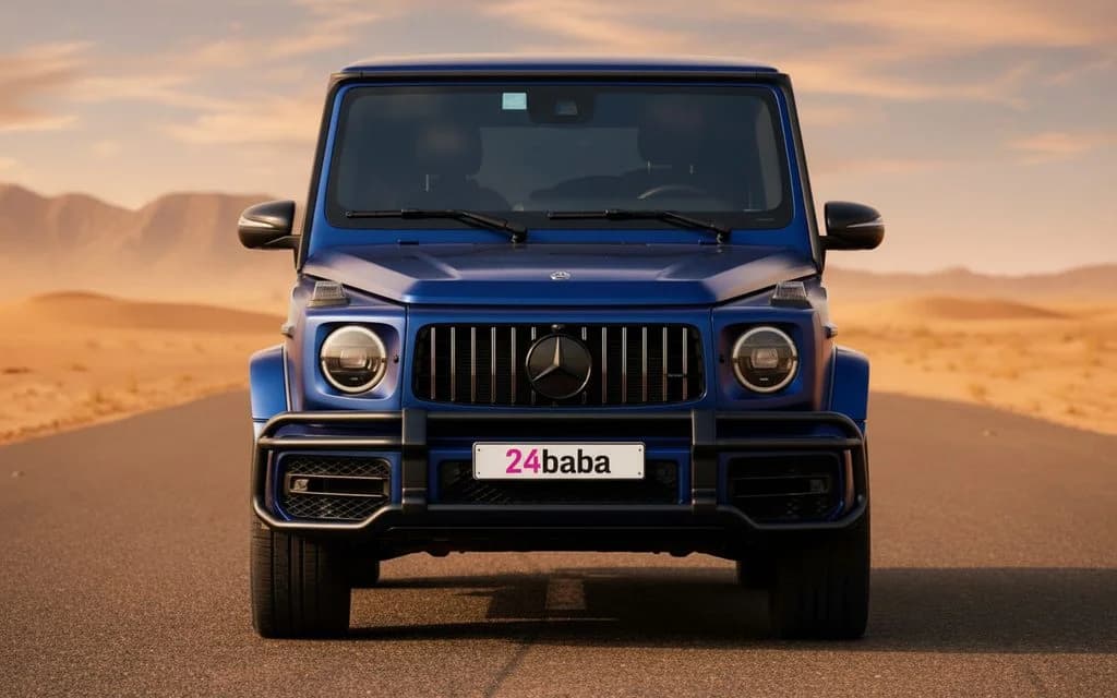 Hire Mercedes G63 2023 Blue in Dubai