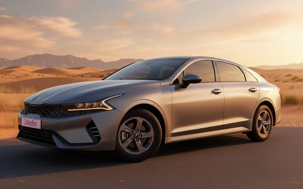Kia K5 2021 Grey rent in dubai
